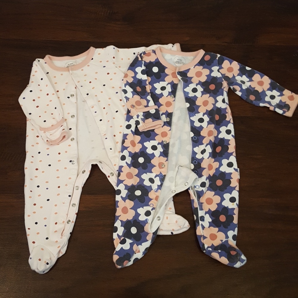 2 footie pajamas